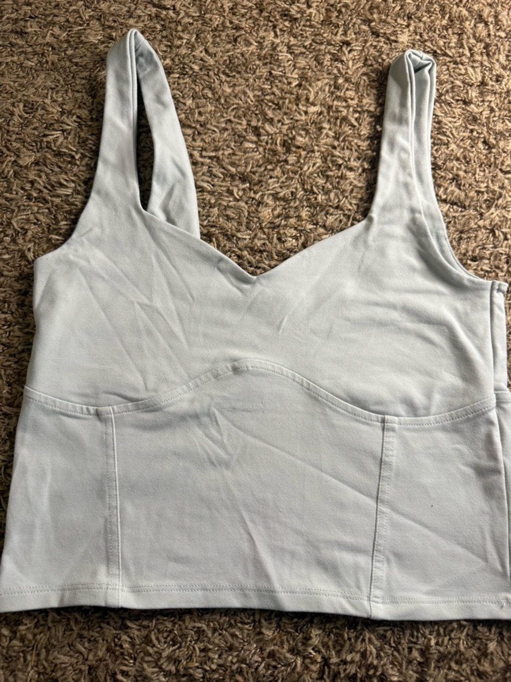 Abercrombie Soft A&F‎ Cropped Tank Small Corset Style Top